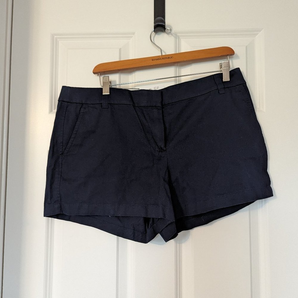 NWT Size 14 J. Crew Navy 3 1/2" Shorts